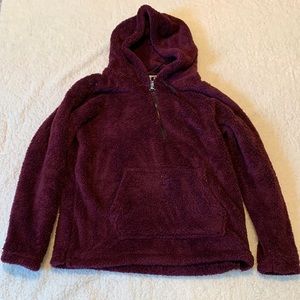 PINK teddy Sherpa hoodie
